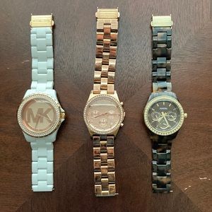 Michael Kors, Marc Jacobs, Fossil women’s quartz watches